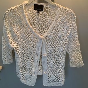 Cynthia Rowley Crochet Cardigan